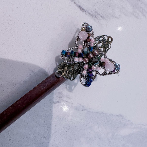 Butterfly Hairpin / Hair combs and sticks - Picture 2 of 5